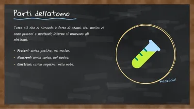 Chimica alla lavagna nera, diapositiva 4 di 13