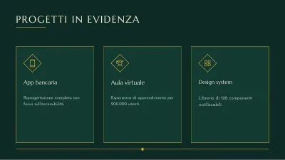 Curriculum elegante, diapositiva 5 di 10