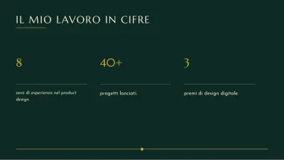 Curriculum elegante, diapositiva 6 di 10