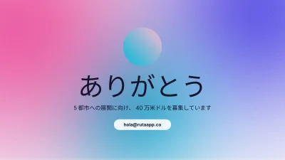 アプリのピッチデック、スライド12/13
