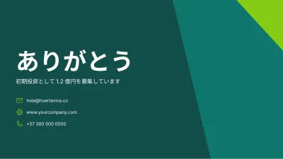 事業計画書、スライド13/14