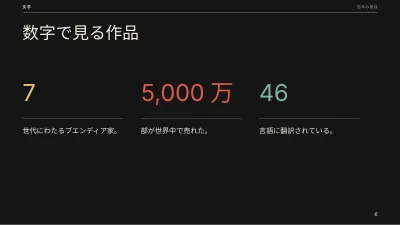 文学:作品分析、スライド6/13