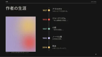 文学:作品分析、スライド8/13