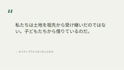 環境とサステナビリティ、スライド11/13