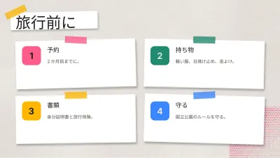 旅行・観光、スライド9/13