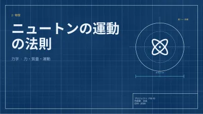 理科・物理:設計図風
