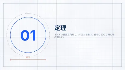方眼紙の算数・数学、スライド3/13