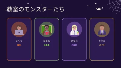 ハロウィン:授業とアクティビティ、スライド10/13
