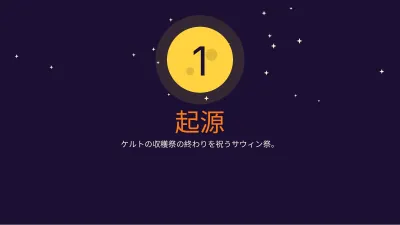 ハロウィン:授業とアクティビティ、スライド3/13
