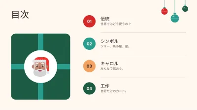 楽しい学校のクリスマス、スライド2/13