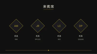 エレガントな卒業式、スライド10/13