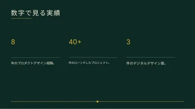 エレガントな履歴書、スライド6/10