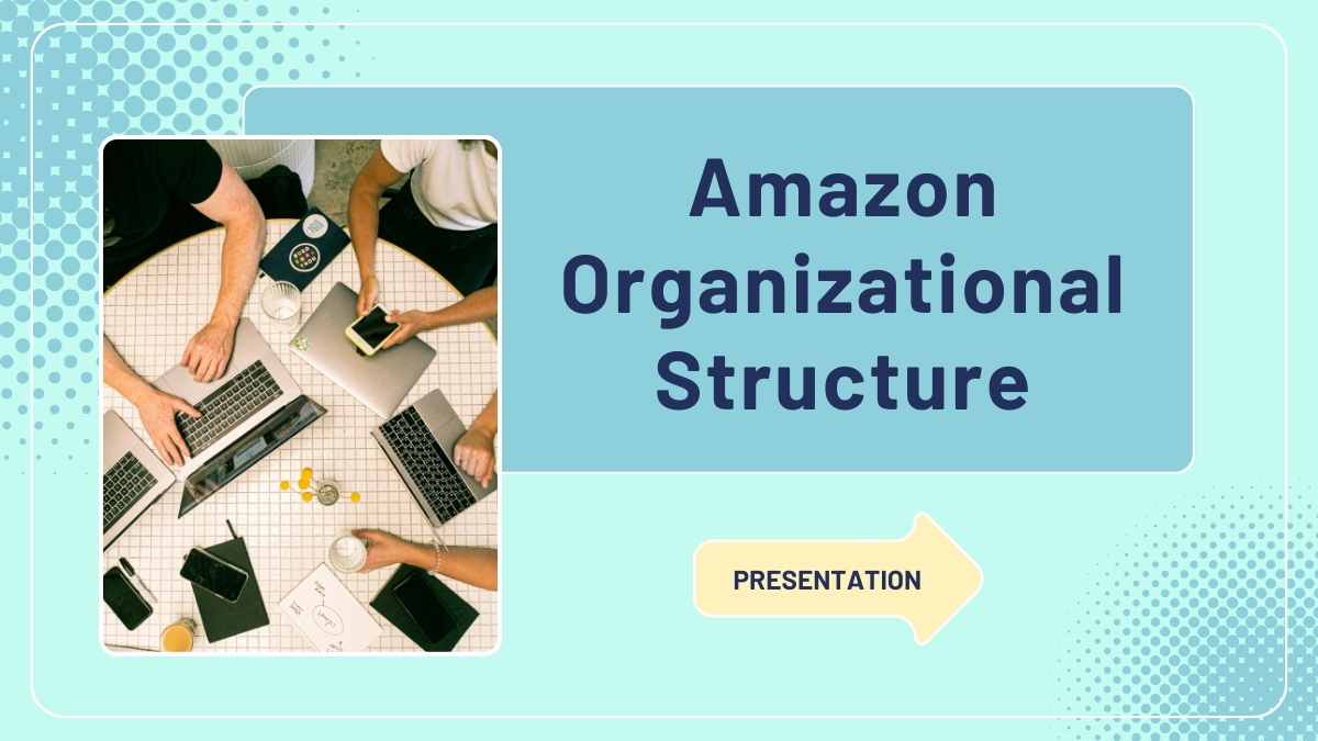 Diapositivas de la estructura organizacional de Amazon - Slides gratis